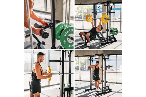 SUWNICA SMITHA NA WOLNY CIĘŻAR Z WYCIĄGIEM SEMI COMMERCIAL SWC3101 /HMS