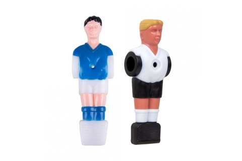 FIGURKA DO STOŁU DO GRY W PIŁKARZYKI NIEBIESKO-BIAŁY /INSPORTLINE