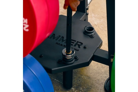 STOJAK NA GRYFY I OBCIĄŻENIA OLIMPIJSKIE MAXIMUM PRO /HAMMER