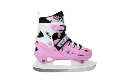 ŁYŻWOROLKI REGULOWANE 4W1 RÓŻOWE NH10905 ROZM. M (35-38) /NILS