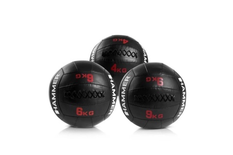 PIŁKA LEKARSKA WALL BALL 4 KG /HAMMER
