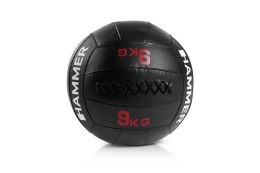 PIŁKA LEKARSKA WALL BALL 9 KG /HAMMER