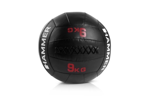 PIŁKA LEKARSKA WALL BALL 9 KG /HAMMER