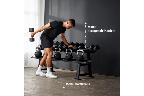 STOJAK NA HANTLE I KETTLEBELLS /HAMMER