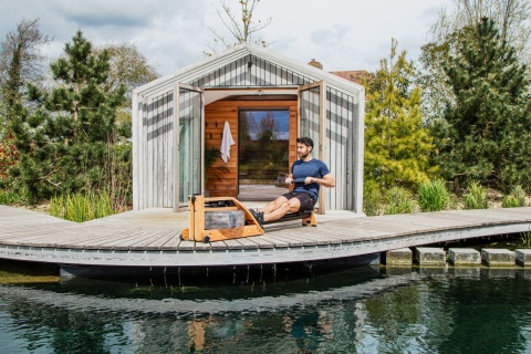 WIOŚLARZ WODNY HOME A1 DĄB /WATERROWER